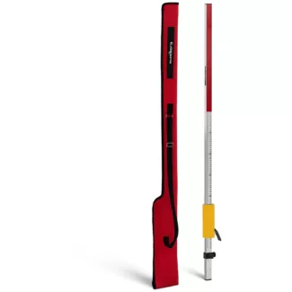 Vaaituskoje -2,4 m – 2 vaakaa (mm / cm) – alumiini – liukujalat