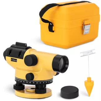 Vaaituskoje – 32-kertainen suurennos – 38 mm objektiivi – mittaustarkkuus 1 mm – magneettinen tasaaja – alumiini