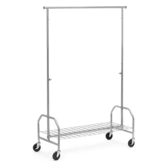 Vaaterekki pyörillä – 120 kg – pidennettävä – Royal Catering