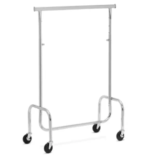 Vaaterekki pyörillä – 150 kg – pidennettävä – Royal Catering