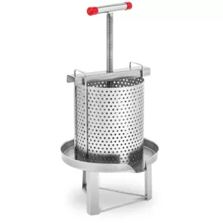 Vahapuristin – käsikäyttöinen – ruostumaton teräs – 38 x 34 cm