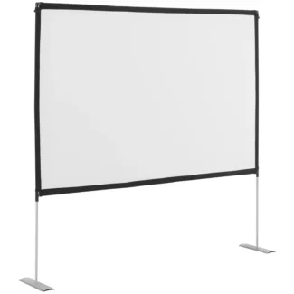 Valkokangas – 228 x 133 cm – 16:9 – 100" – alumiinikehys