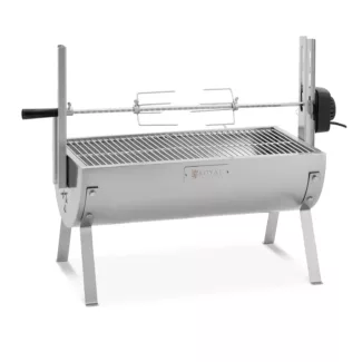 Varrasgrilli – moottoroitu – 15 kg – vartaan pituus: 82 cm – ruostumaton teräs