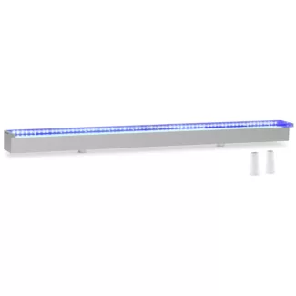 Vesiputoussuihku – 120 cm – LED-valaistus – sininen / valkoinen