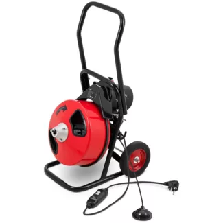 Viemärinavauskone rummulla ja pyörillä 390 W – 1486 r/min – Ø 32 – 100 mm