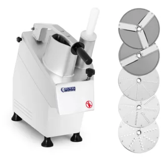 Vihannesleikkuri – sähkökäyttöinen, 5 leikkuuterää