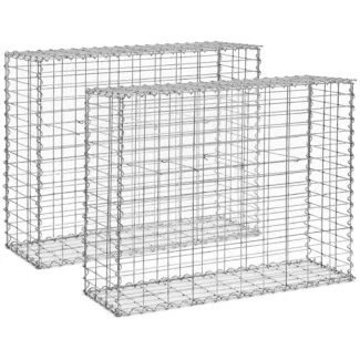 gabion – 2 kpl – 101 x 32 x 83 cm